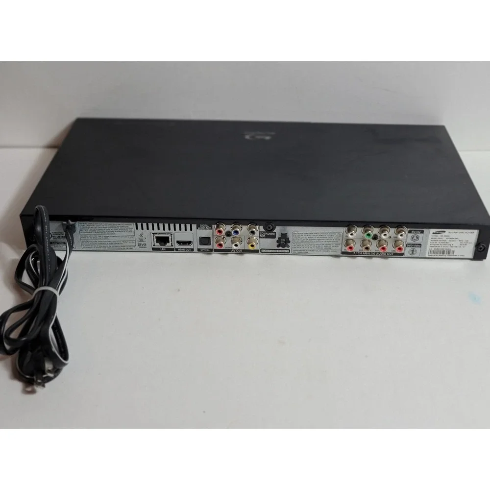 Samsung BD-C6500 Blu-Ray DVD Disc Player 1080p No Remote Tested Works Great